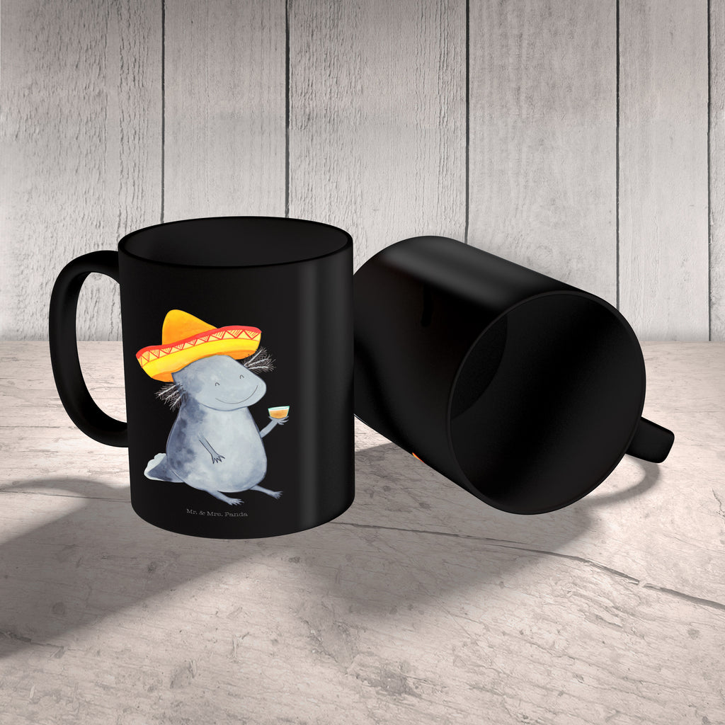 Tasse Axolotl Tequila Axolotl, Mexico, Mexiko, Sombrero, Zitrone, Tequila, Motivation, Spruch, Schwanzlurch, Lurch, Lurche, Axolot, Feuerdrache, Feuersalamander Becher, Kaffeetasse, Kaffeebecher, Tee, Frühstück, Büro  Axolotl, Molch