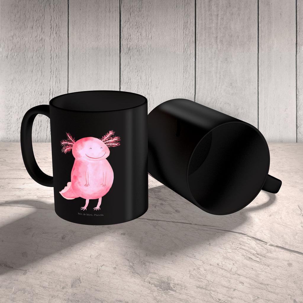 Tasse Axolotl glücklich