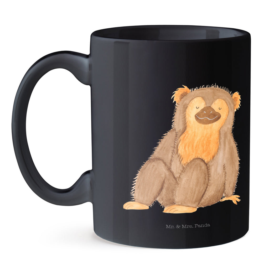Tasse Affe Affe, Äffchen, Affen, Selbstliebe, Respekt, Motivation, Selbstachtung, Liebe, Selbstbewusstsein, Selfcare	 Becher, Kaffeetasse, Kaffeebecher, Tee, Frühstück, Büro  Afrika, Wildtiere