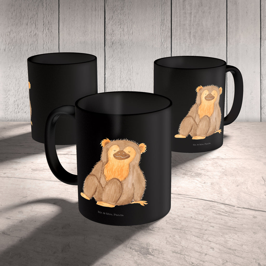 Tasse Affe Affe, Äffchen, Affen, Selbstliebe, Respekt, Motivation, Selbstachtung, Liebe, Selbstbewusstsein, Selfcare	 Becher, Kaffeetasse, Kaffeebecher, Tee, Frühstück, Büro  Afrika, Wildtiere