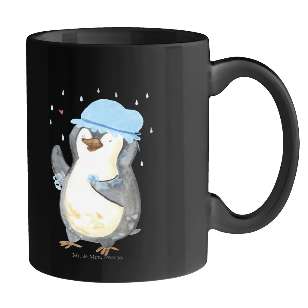 Tasse Pinguin duscht