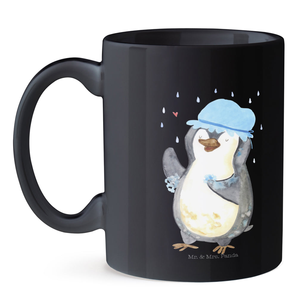 Tasse Pinguin duscht