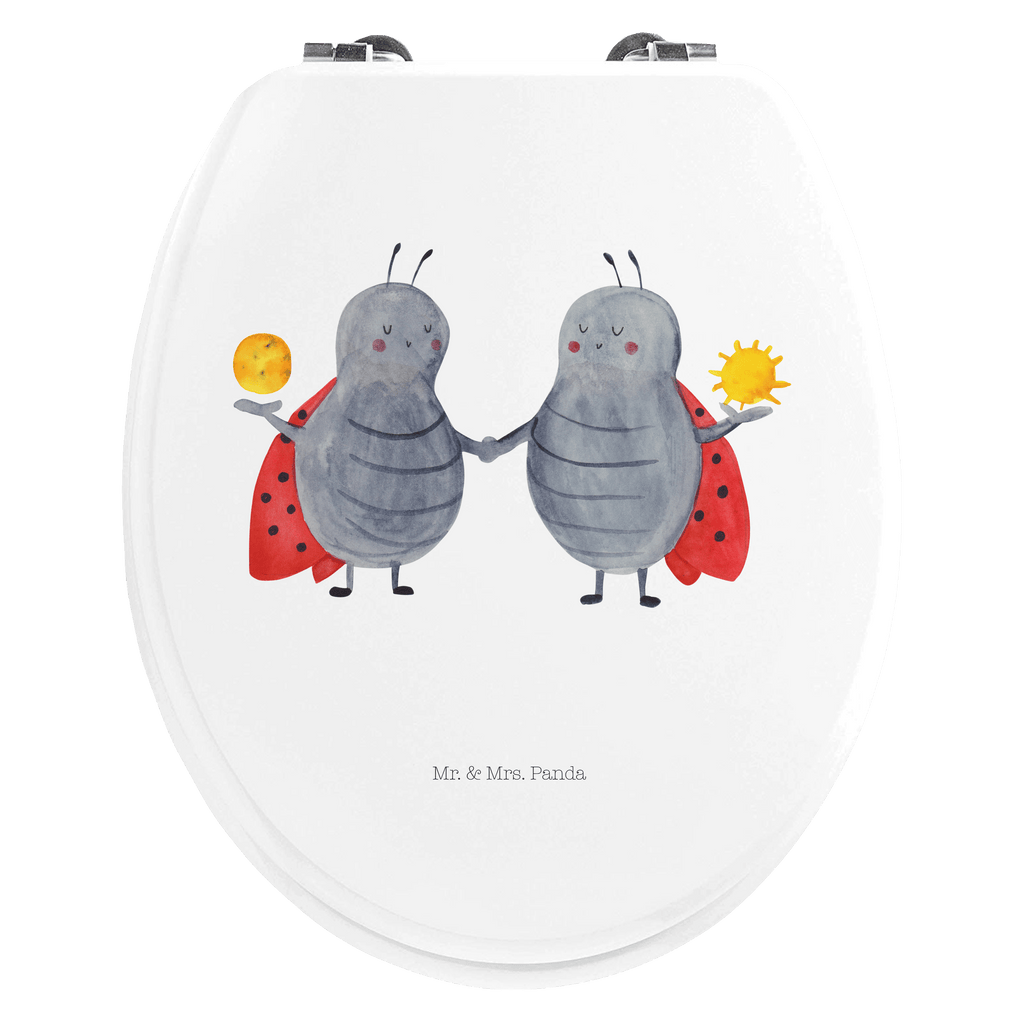Motiv WC Sitz Sternzeichen Zwilling Klobrille, Klodeckel, Toilettendeckel, WC-Sitz, Toilette, Tierkreiszeichen, Sternzeichen, Horoskop, Astrologie, Aszendent, Zwillinge, Zwilling Geschenk, Zwilling Sternzeichen, Geburtstag Mai, Geschenk Mai, Geschenk Juni, Marienkäfer, Glückskäfer, Zwillingsbruder, Zwillingsschwester