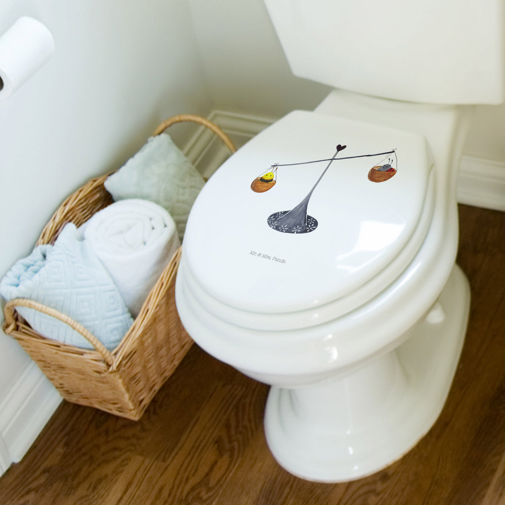 Motiv WC Sitz Sternzeichen Waage Klobrille, Klodeckel, Toilettendeckel, WC-Sitz, Toilette, Tierkreiszeichen, Sternzeichen, Horoskop, Astrologie, Aszendent, Waage, Waage Geschenk, Waage Sternzeichen, Geschenk Oktober, Geschenk September, Geburtstag Oktober, Geburtstag September, Gleichgewicht, Marienkäfer, Hummel, Biene