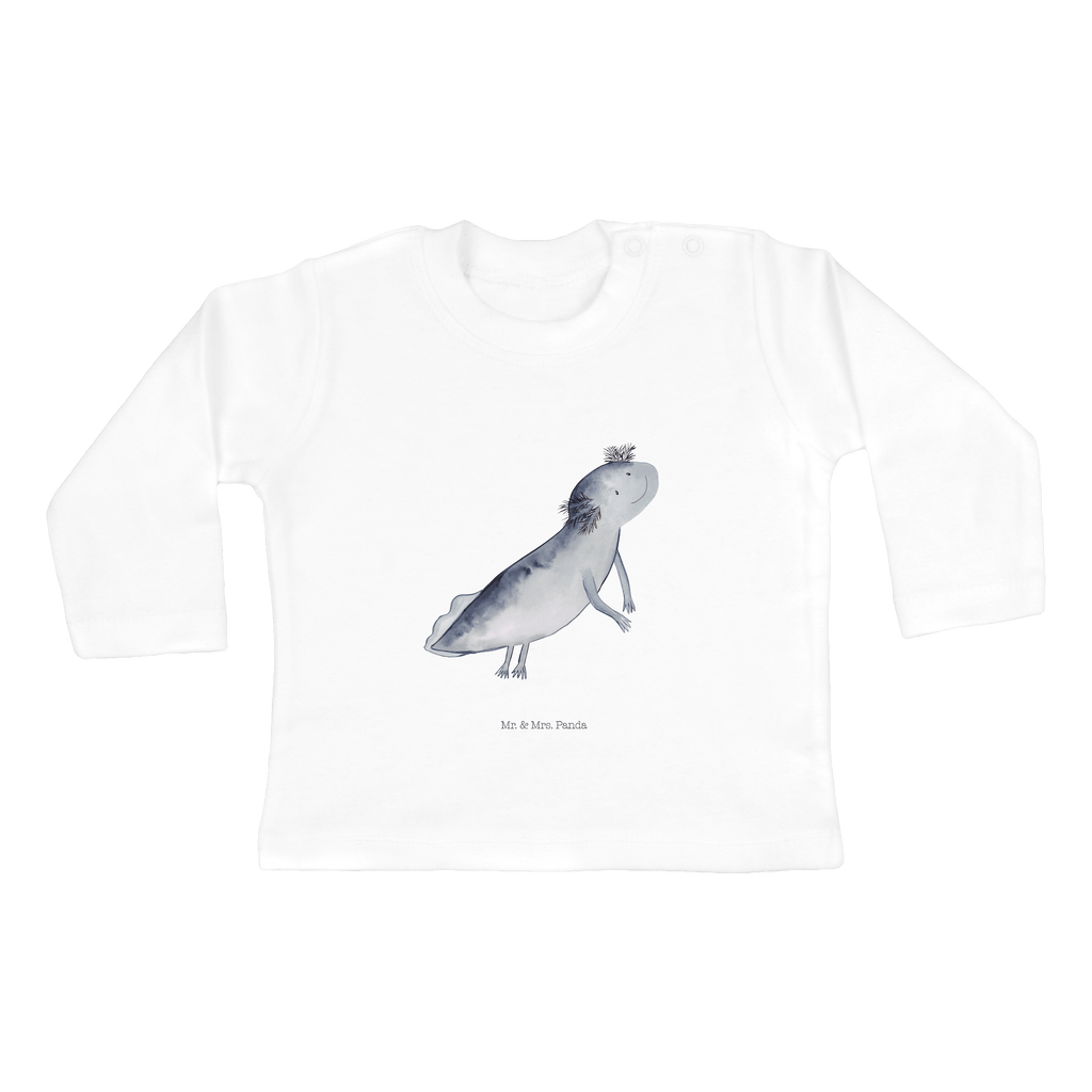 12-18 Monate Baby Longsleeve Axolotl schwimmt Mädchen, Jungen, Baby, Langarm, Bio, Kleidung, Axolotl, Molch, Axolot, Schwanzlurch, Lurch, Lurche, Problem, Probleme, Lösungen, Motivation