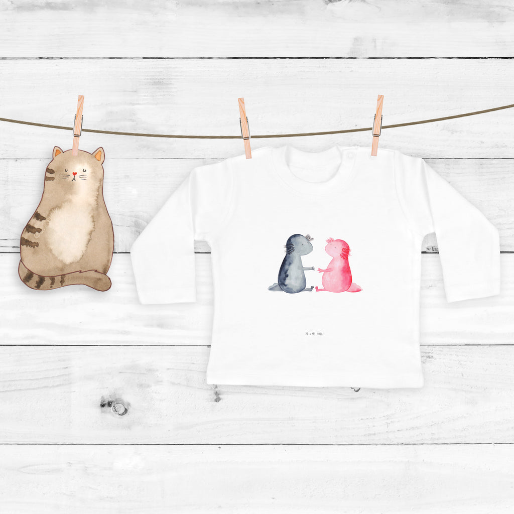 12-18 Monate Baby Longsleeve Axolotl Liebe Mädchen, Jungen, Baby, Langarm, Bio, Kleidung, Axolotl, Molch, Axolot, Schwanzlurch, Lurch, Lurche, Liebe, große Liebe, Liebesbeweis, Freund, Verlobter, Ehemann, Jahrestag, Valentinstag