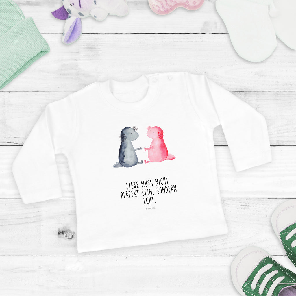 12-18 Monate Baby Longsleeve Axolotl Liebe Mädchen, Jungen, Baby, Langarm, Bio, Kleidung, Axolotl, Molch, Axolot, Schwanzlurch, Lurch, Lurche, Liebe, große Liebe, Liebesbeweis, Freund, Verlobter, Ehemann, Jahrestag, Valentinstag