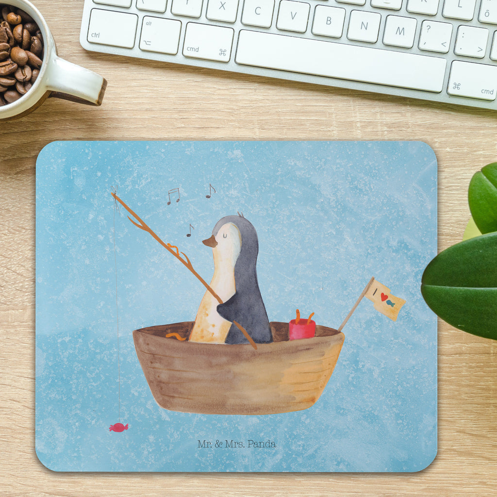 Mauspad Pinguin Angelboot Mousepad, Computer zubehör, Büroausstattung, PC Zubehör, Arbeitszimmer, Mauspad, Einzigartiges Mauspad, Designer Mauspad, Pinguin, Pinguine, Angeln, Boot, Angelboot, Lebenslust, Leben, genießen, Motivation, Neustart, Neuanfang, Trennung, Scheidung, Geschenkidee Liebeskummer