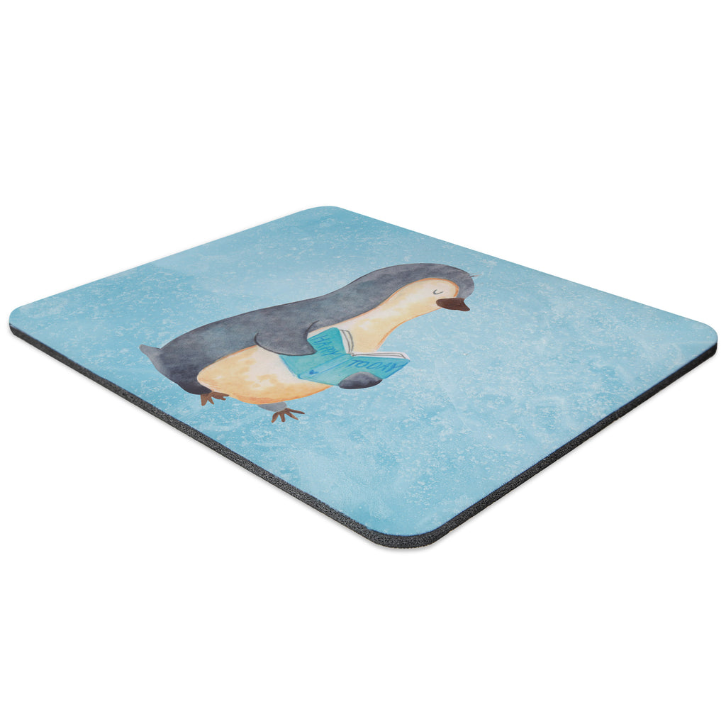 Mauspad Pinguin Buch Mousepad, Computer zubehör, Büroausstattung, PC Zubehör, Arbeitszimmer, Mauspad, Einzigartiges Mauspad, Designer Mauspad, Pinguin, Pinguine, Buch, Lesen, Bücherwurm, Nichtstun, Faulenzen, Ferien, Urlaub, Freizeit