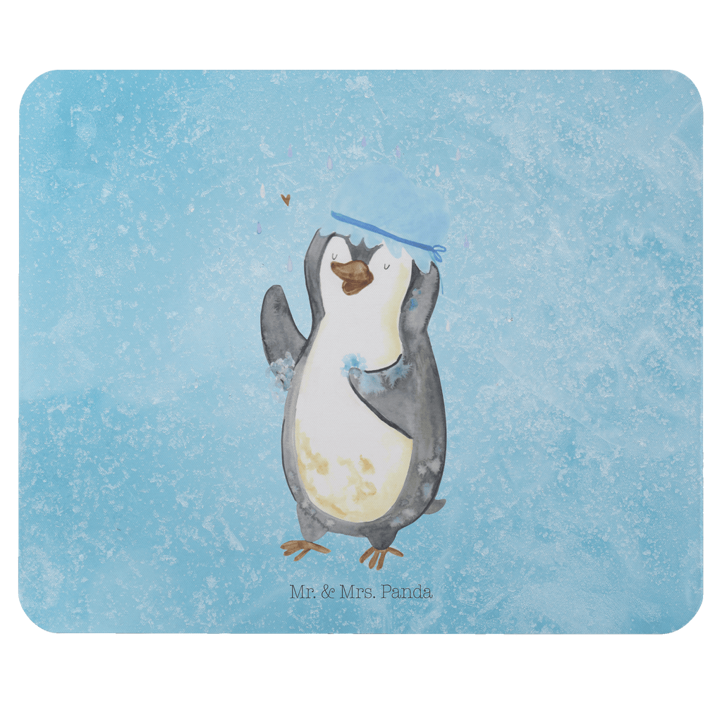 Mauspad Pinguin duscht Mousepad, Computer zubehör, Büroausstattung, PC Zubehör, Arbeitszimmer, Mauspad, Einzigartiges Mauspad, Designer Mauspad, Pinguin, Pinguine, Dusche, duschen, Lebensmotto, Motivation, Neustart, Neuanfang, glücklich sein