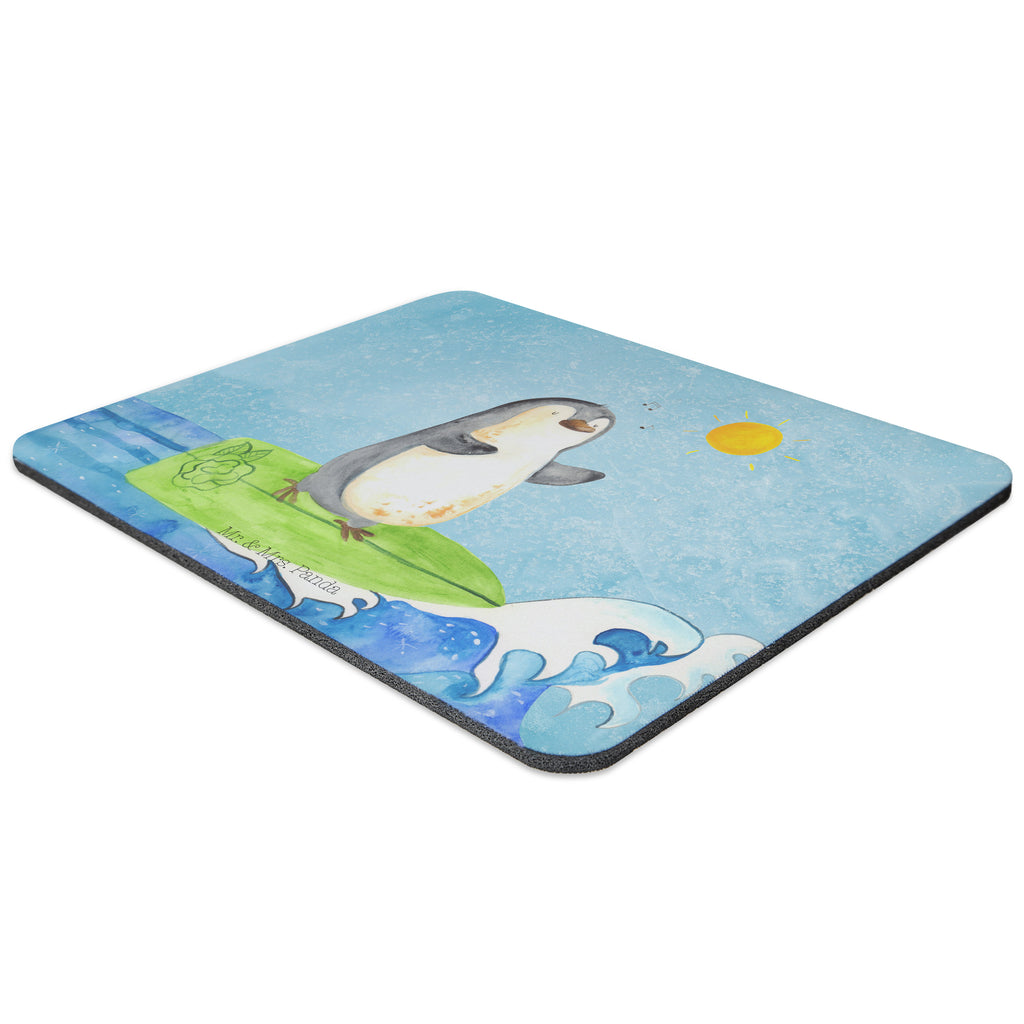Mauspad Pinguin Surfer Mousepad, Computer zubehör, Büroausstattung, PC Zubehör, Arbeitszimmer, Mauspad, Einzigartiges Mauspad, Designer Mauspad, Pinguin, Pinguine, surfen, Surfer, Hawaii, Urlaub, Wellen, Wellen reiten, Portugal
