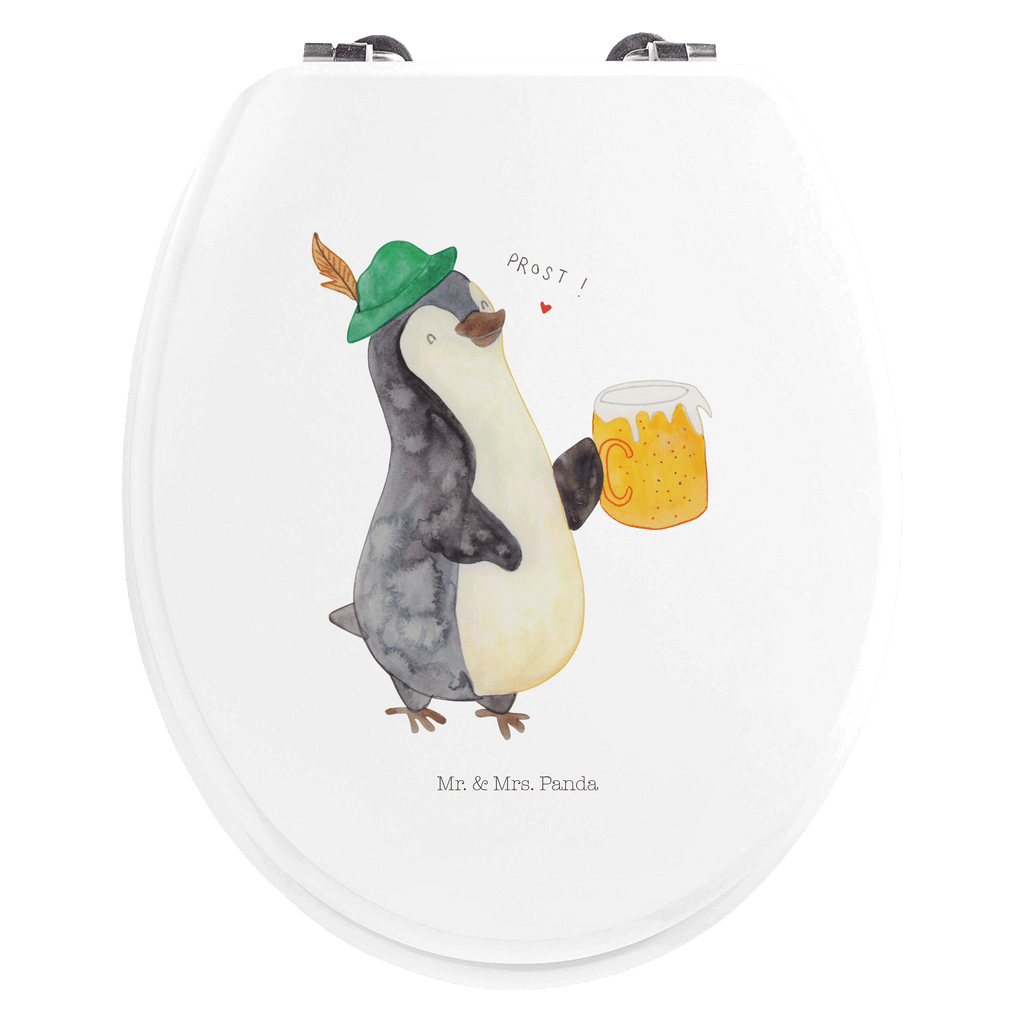 Motiv WC Sitz Pinguin Bier Klobrille, Klodeckel, Toilettendeckel, WC-Sitz, Toilette, Pinguin, Pinguine, Bier, Oktoberfest