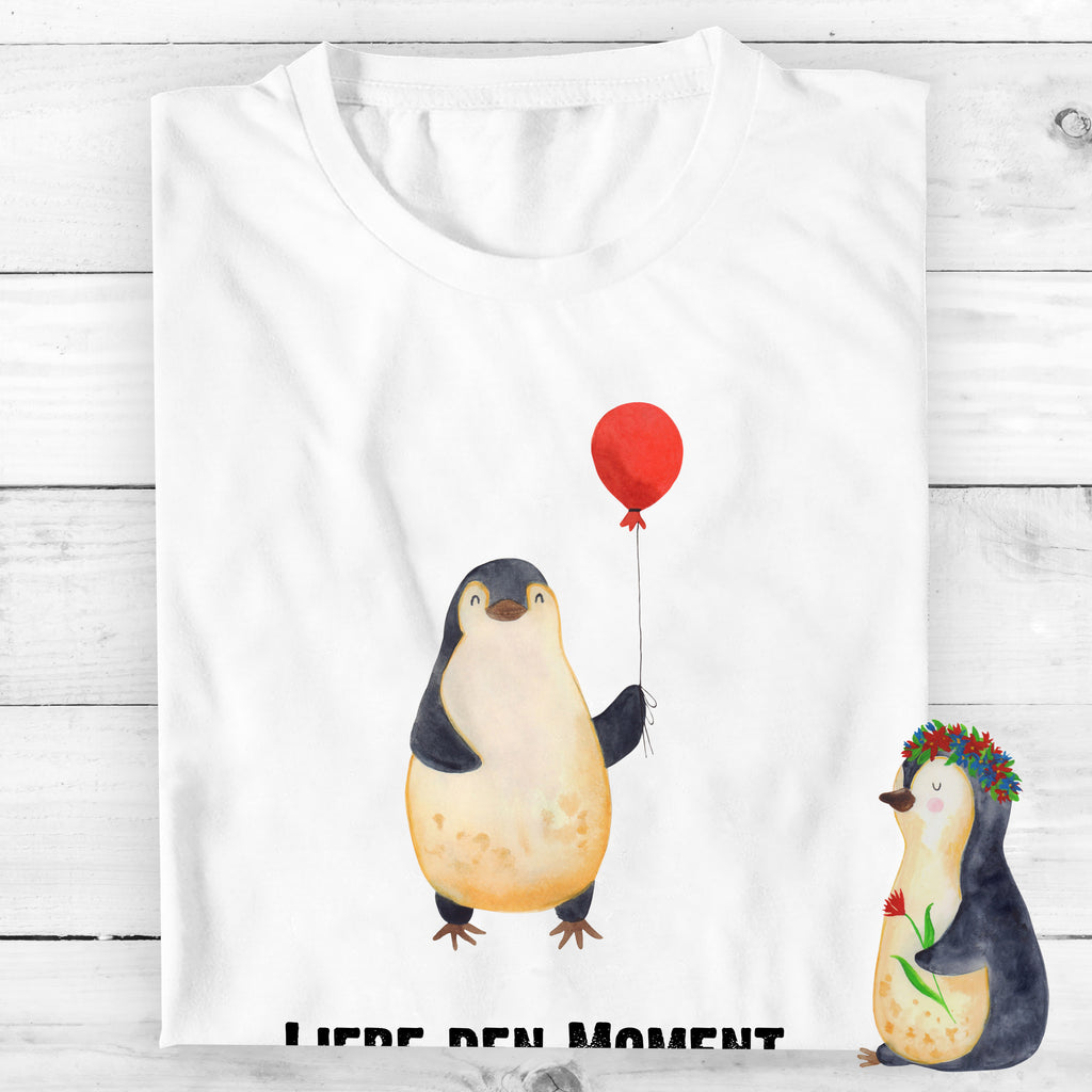 Größe XXL T-Shirt Pinguin Luftballon