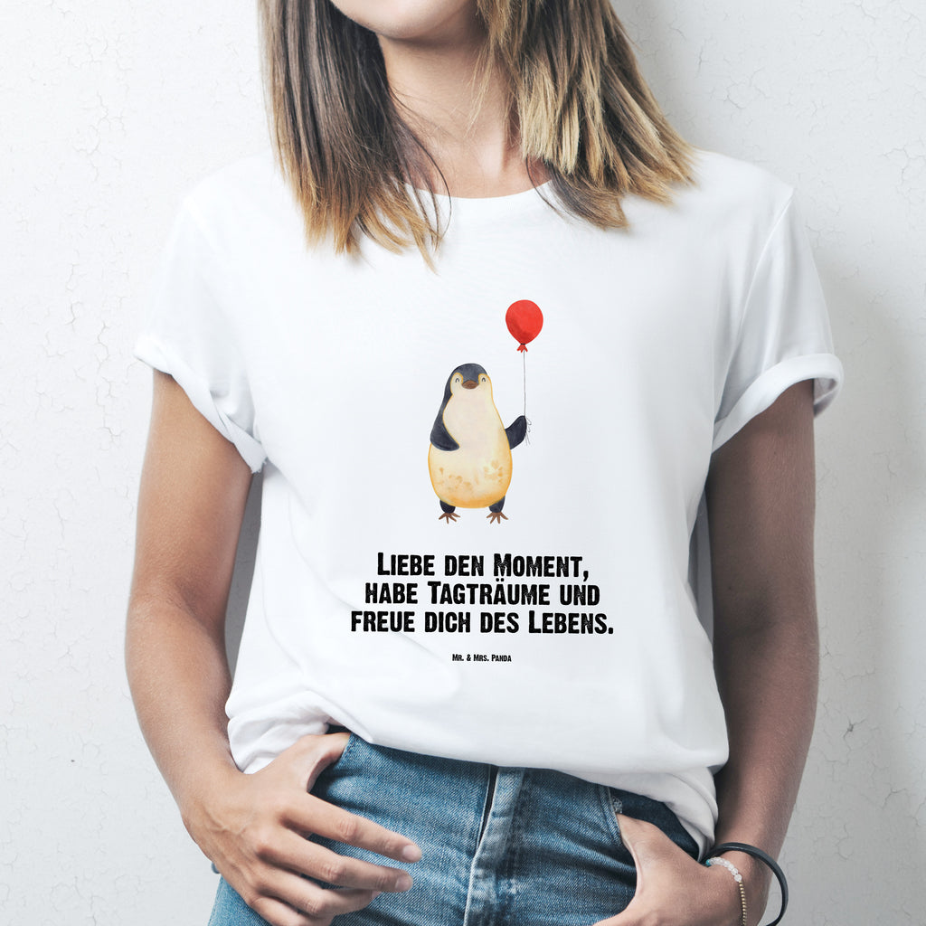 Größe XXL T-Shirt Pinguin Luftballon