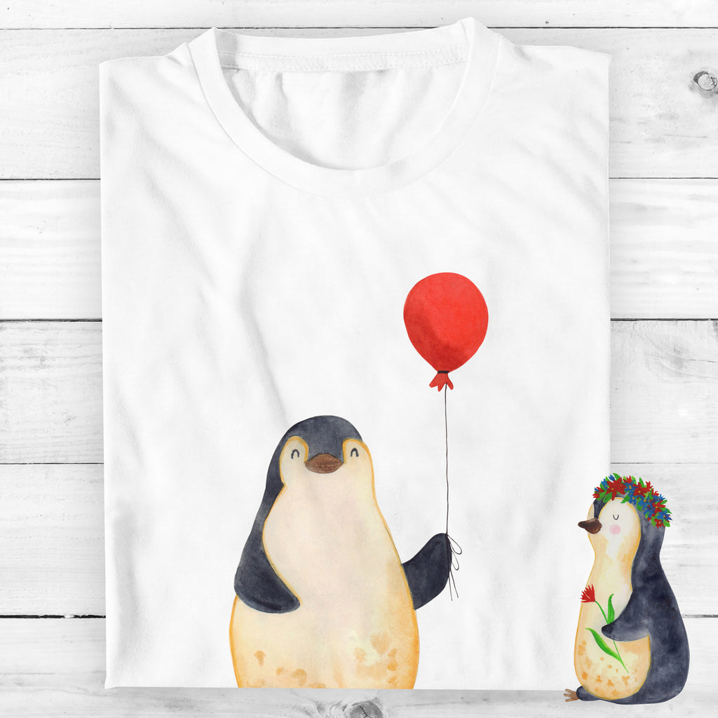Größe XXL T-Shirt Pinguin Luftballon