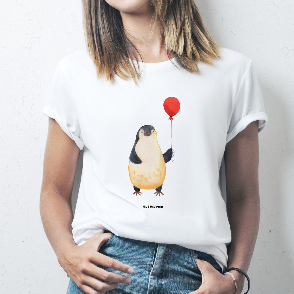 Größe XXL T-Shirt Pinguin Luftballon