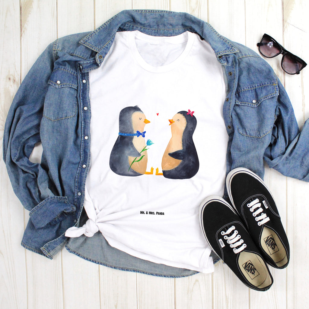 Größe XXL T-Shirt Pinguin Pärchen T-Shirt, Shirt, Tshirt, Lustiges T-Shirt, T-Shirt mit Spruch, Party, Junggesellenabschied, Jubiläum, Geburstag, Herrn, Damen, Männer, Frauen, Schlafshirt, Nachthemd, Sprüche, Pinguin, Pinguine, Liebe, Liebespaar, Liebesbeweis, Liebesgeschenk, Verlobung, Jahrestag, Hochzeitstag, Hochzeit, Hochzeitsgeschenk, große Liebe, Traumpaar
