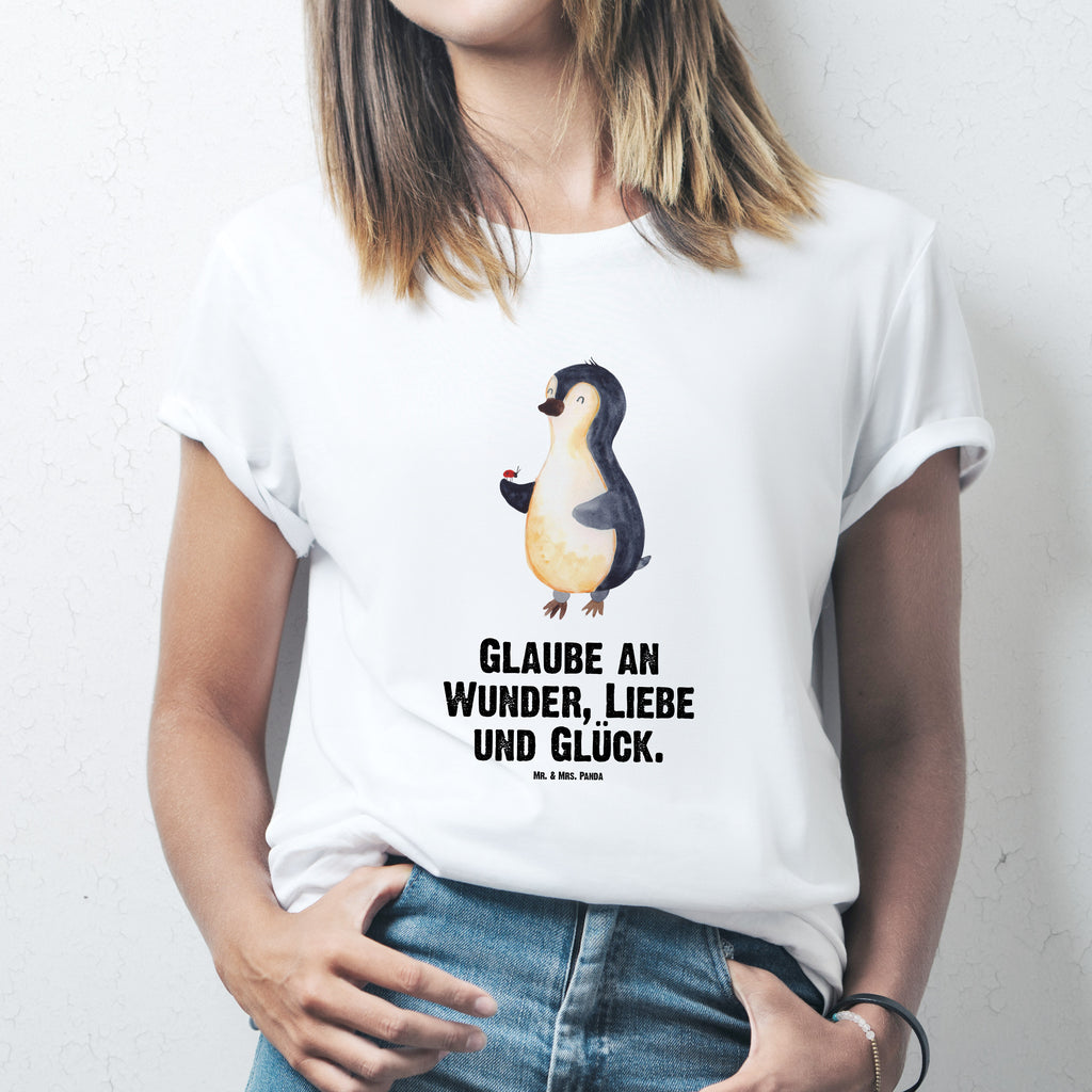 Größe XXL T-Shirt Pinguin Marienkäfer T-Shirt, Shirt, Tshirt, Lustiges T-Shirt, T-Shirt mit Spruch, Party, Junggesellenabschied, Jubiläum, Geburstag, Herrn, Damen, Männer, Frauen, Schlafshirt, Nachthemd, Sprüche, Pinguin, Pinguine, Marienkäfer, Liebe, Wunder, Glück, Freude, Lebensfreude