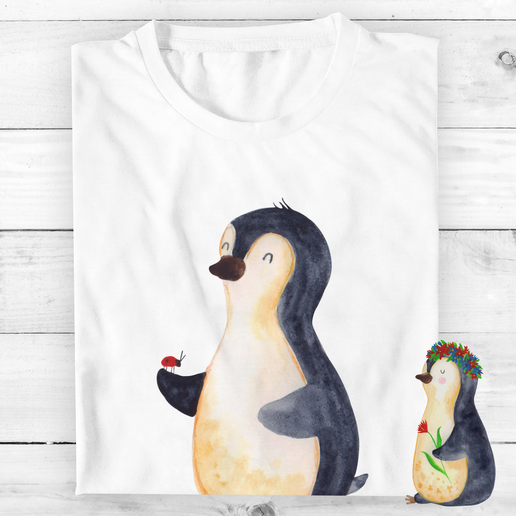 Größe XXL T-Shirt Pinguin Marienkäfer T-Shirt, Shirt, Tshirt, Lustiges T-Shirt, T-Shirt mit Spruch, Party, Junggesellenabschied, Jubiläum, Geburstag, Herrn, Damen, Männer, Frauen, Schlafshirt, Nachthemd, Sprüche, Pinguin, Pinguine, Marienkäfer, Liebe, Wunder, Glück, Freude, Lebensfreude