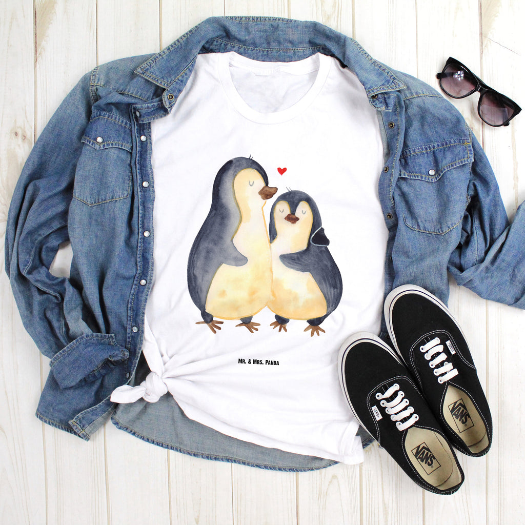 Größe XXL T-Shirt Pinguin umarmend T-Shirt, Shirt, Tshirt, Lustiges T-Shirt, T-Shirt mit Spruch, Party, Junggesellenabschied, Jubiläum, Geburstag, Herrn, Damen, Männer, Frauen, Schlafshirt, Nachthemd, Sprüche, Pinguin, Liebe, Liebespaar, Liebesbeweis, Liebesgeschenk, Verlobung, Jahrestag, Hochzeitstag, Hochzeit, Hochzeitsgeschenk