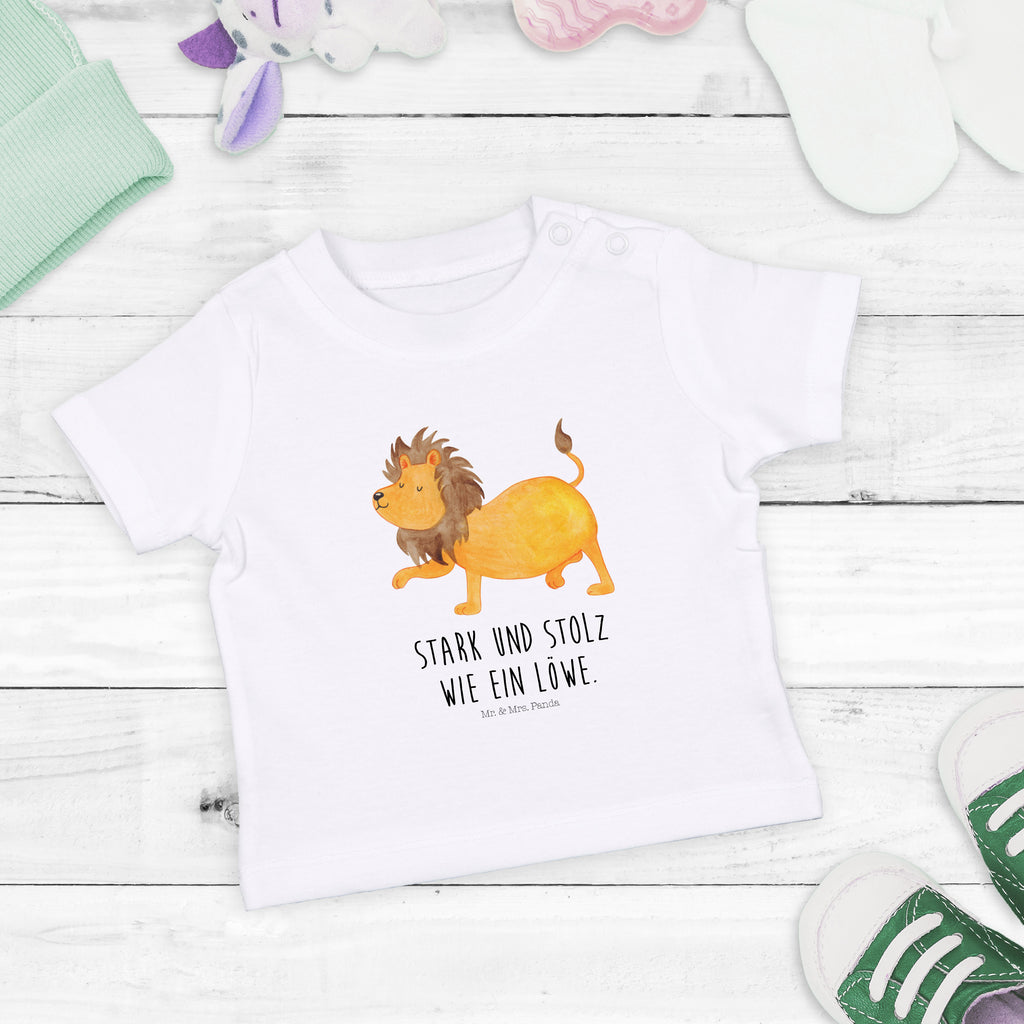3-6 Monate Baby T-Shirt Sternzeichen Löwe Mädchen, Jungen, Unisex, Motiv, Baby T-Shirt, Kurzarm, Tierkreiszeichen, Sternzeichen, Horoskop, Astrologie, Aszendent, Löwe Geschenk, Löwe Sternzeichen, Geschenk Juli, Geburtstag Juli, Geschenk August, Geburtstag August, König der Tiere