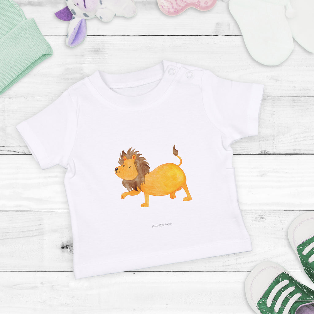 3-6 Monate Baby T-Shirt Sternzeichen Löwe Mädchen, Jungen, Unisex, Motiv, Baby T-Shirt, Kurzarm, Tierkreiszeichen, Sternzeichen, Horoskop, Astrologie, Aszendent, Löwe Geschenk, Löwe Sternzeichen, Geschenk Juli, Geburtstag Juli, Geschenk August, Geburtstag August, König der Tiere