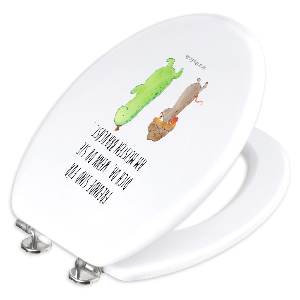 Motiv WC Sitz Schildkröte & Maus Klobrille, Klodeckel, Toilettendeckel, WC-Sitz, Toilette, Schildkröte, Maus, Freunde, Freundinnen, beste Freunde, beste Freundinnen