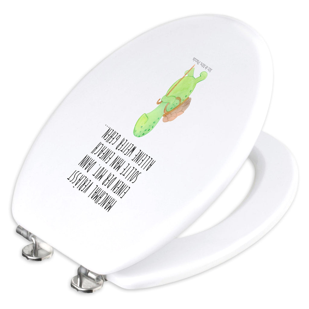 Motiv WC Sitz Schildkröte Wanderer Klobrille, Klodeckel, Toilettendeckel, WC-Sitz, Toilette, Schildkröte, Schildkröten, Motivation, Motivationsspruch, Motivationssprüche, Neuanfang