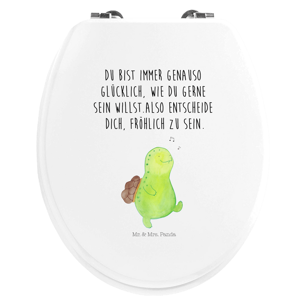Motiv WC Sitz Schildkröte pfeift Klobrille, Klodeckel, Toilettendeckel, WC-Sitz, Toilette, Schildkröte, Schildi, Schildkröten, fröhlich, Glück, Motivation, Lebensfreude, Depression, Trennung, Neuanfang