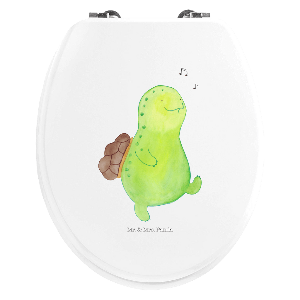 Motiv WC Sitz Schildkröte pfeift Klobrille, Klodeckel, Toilettendeckel, WC-Sitz, Toilette, Schildkröte, Schildi, Schildkröten, fröhlich, Glück, Motivation, Lebensfreude, Depression, Trennung, Neuanfang