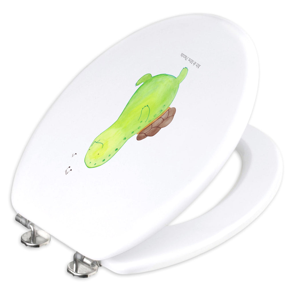 Motiv WC Sitz Schildkröte pfeift Klobrille, Klodeckel, Toilettendeckel, WC-Sitz, Toilette, Schildkröte, Schildi, Schildkröten, fröhlich, Glück, Motivation, Lebensfreude, Depression, Trennung, Neuanfang
