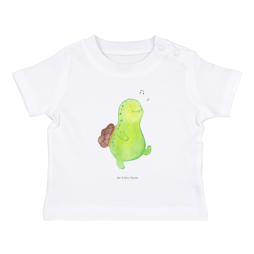 Organic Baby Shirt Schildkröte pfeift Baby T-Shirt, Jungen Baby T-Shirt, Mädchen Baby T-Shirt, Shirt, Schildkröte, Schildi, Schildkröten, fröhlich, Glück, Motivation, Lebensfreude, Depression, Trennung, Neuanfang