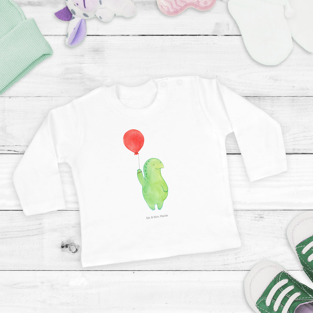 3-6 Monate Baby Longsleeve Schildkröte Luftballon Mädchen, Jungen, Baby, Langarm, Bio, Kleidung, Schildkröte, Schildkröten, Mutausbruch, Motivation, Motivationsspruch
