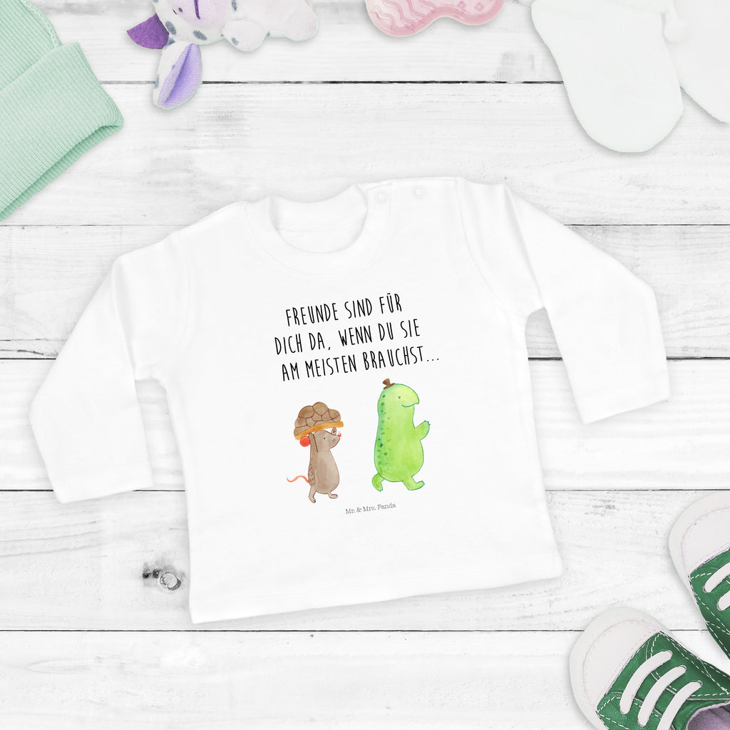 6-12 Monate Baby Longsleeve Schildkröte & Maus Mädchen, Jungen, Baby, Longsleeve, Langarm, Bio, Kleidung, uni, Langarmshirt, Schildkröte, Maus, Freunde, Freundinnen, beste Freunde, beste Freundinnen