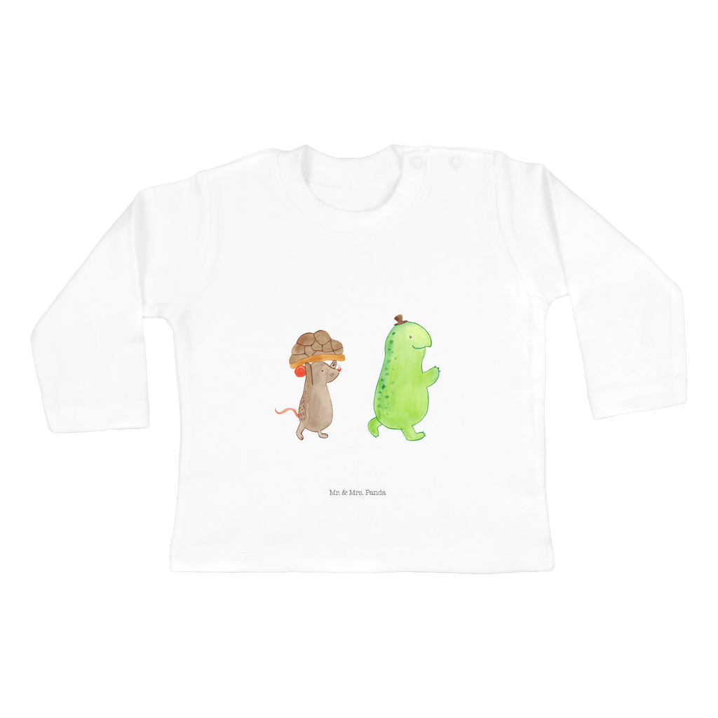 6-12 Monate Baby Longsleeve Schildkröte & Maus Mädchen, Jungen, Baby, Longsleeve, Langarm, Bio, Kleidung, uni, Langarmshirt, Schildkröte, Maus, Freunde, Freundinnen, beste Freunde, beste Freundinnen