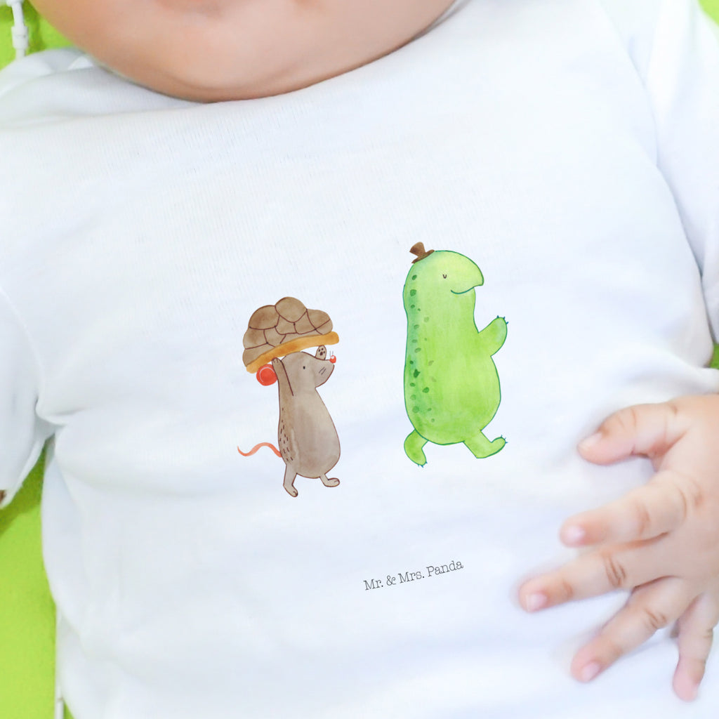 6-12 Monate Baby Longsleeve Schildkröte & Maus Mädchen, Jungen, Baby, Longsleeve, Langarm, Bio, Kleidung, uni, Langarmshirt, Schildkröte, Maus, Freunde, Freundinnen, beste Freunde, beste Freundinnen