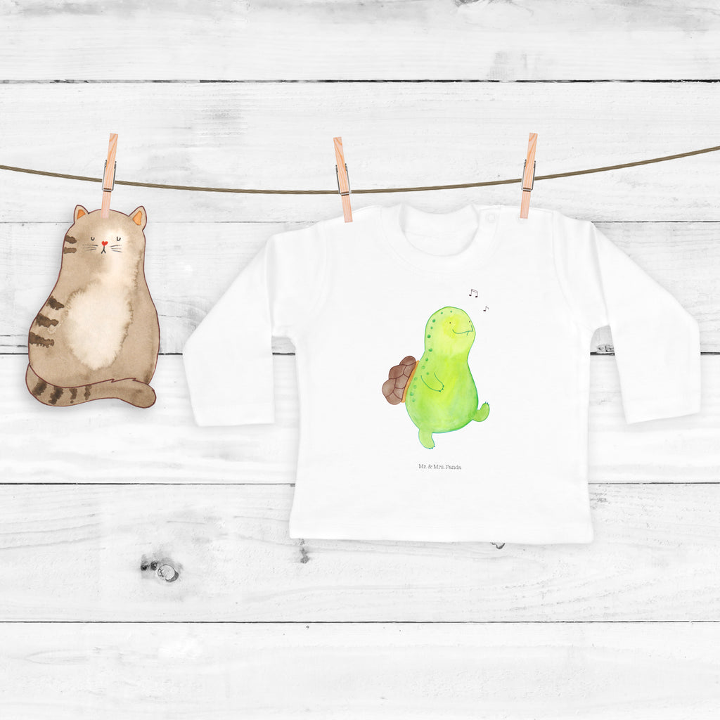 6-12 Monate Baby Longsleeve Schildkröte pfeift Mädchen, Jungen, Baby, Longsleeve, Langarm, Bio, Kleidung, uni, Langarmshirt, Schildkröte, Schildi, Schildkröten, fröhlich, Glück, Motivation, Lebensfreude, Depression, Trennung, Neuanfang