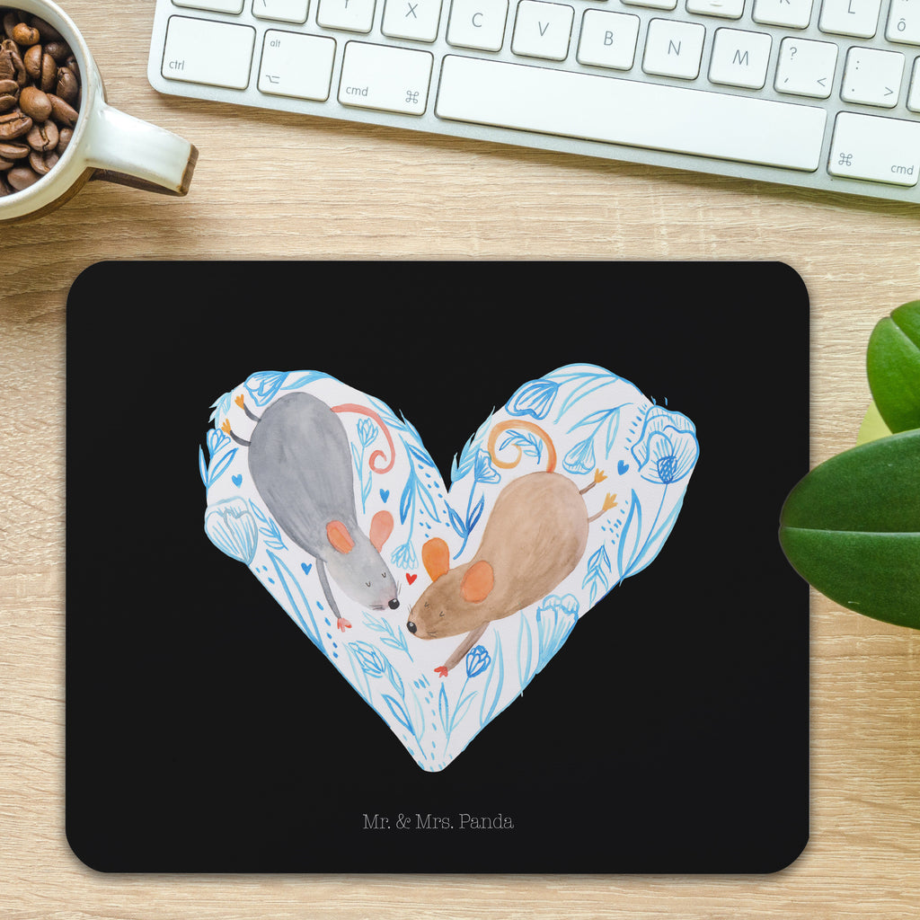 Mauspad Mäuse Herz Mousepad, Computer zubehör, Büroausstattung, PC Zubehör, Arbeitszimmer, Mauspad, Einzigartiges Mauspad, Designer Mauspad, Liebe, Partner, Freund, Freundin, Ehemann, Ehefrau, Heiraten, Verlobung, Heiratsantrag, Liebesgeschenk, Jahrestag, Hocheitstag, Maus, Mäuse, Liebesbotschaft, Liebesbeweis, Hochzeit, Lieblingsmensch, Gemeinsamkeit, Love, Geschenk für zwei
