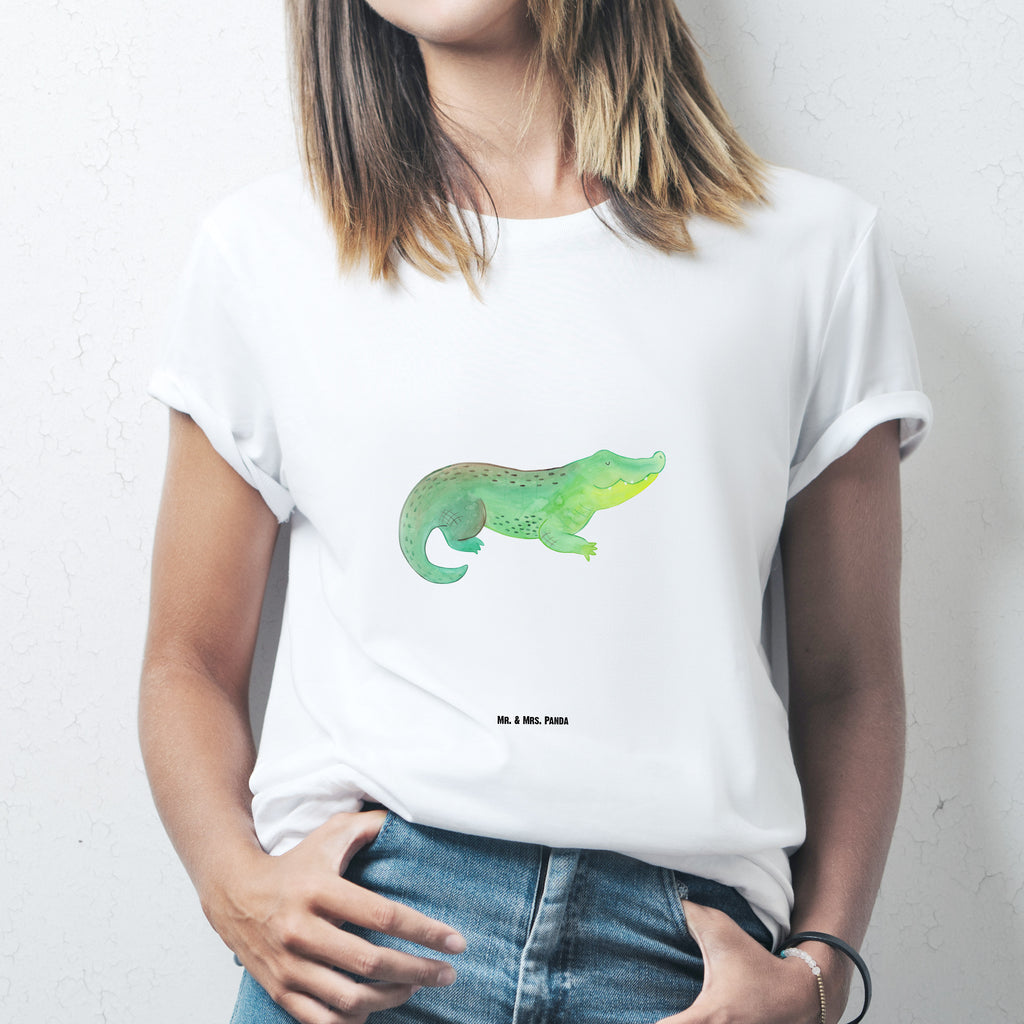 Größe M T-Shirt Krokodil T-Shirt, Shirt, Tshirt, Lustiges T-Shirt, T-Shirt mit Spruch, Party, Junggesellenabschied, Jubiläum, Geburstag, Herrn, Damen, Männer, Frauen, Schlafshirt, Nachthemd, Sprüche, Meerestiere, Meer, Urlaub, Krokodil, Krokodile, verrückt sein, spontan sein, Abenteuerlust, Reiselust, Freundin, beste Freundin, Lieblingsmensch