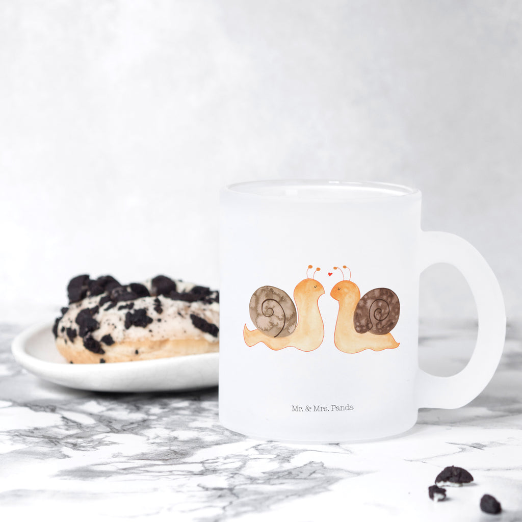 Teetasse Schnecken Liebe Teetasse, Teeglas, Teebecher, Tasse mit Henkel, Tasse, Glas Teetasse, Teetasse aus Glas, Liebe, Partner, Freund, Freundin, Ehemann, Ehefrau, Heiraten, Verlobung, Heiratsantrag, Liebesgeschenk, Jahrestag, Hocheitstag