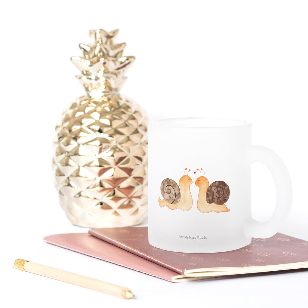 Teetasse Schnecken Liebe Teetasse, Teeglas, Teebecher, Tasse mit Henkel, Tasse, Glas Teetasse, Teetasse aus Glas, Liebe, Partner, Freund, Freundin, Ehemann, Ehefrau, Heiraten, Verlobung, Heiratsantrag, Liebesgeschenk, Jahrestag, Hocheitstag
