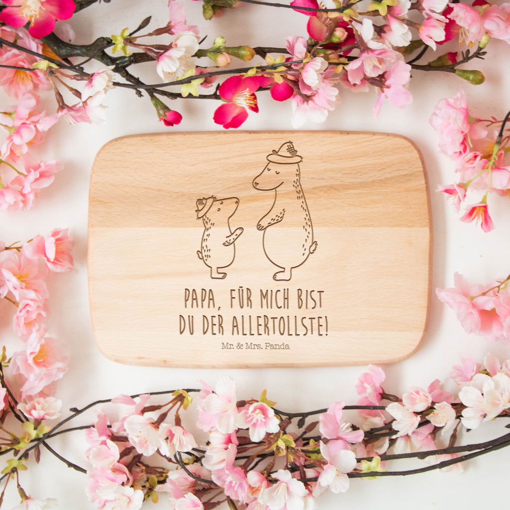 Frühstücksbrett Bären mit Hut