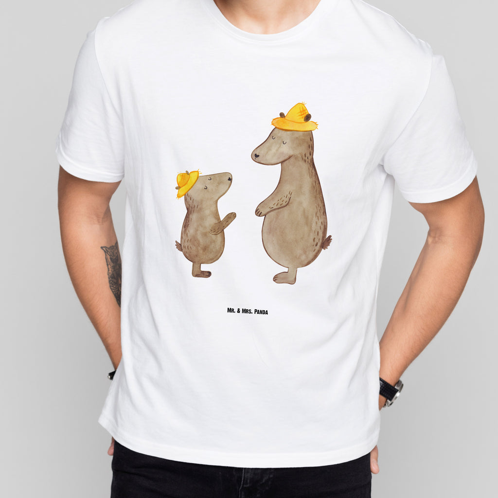 Größe XL T-Shirt Bären mit Hut T-Shirt, Shirt, Tshirt, Lustiges T-Shirt, T-Shirt mit Spruch, Party, Junggesellenabschied, Jubiläum, Geburstag, Herrn, Damen, Männer, Frauen, Schlafshirt, Nachthemd, Sprüche, Familie, Vatertag, Muttertag, Bruder, Schwester, Mama, Papa, Oma, Opa, Bär, Bären, Vater, Papi, Paps, Dad, Daddy, Lieblingsmensch, Sohn, Söhne, Kind, Kinder, Vater-Sohn, Family, Vorbild