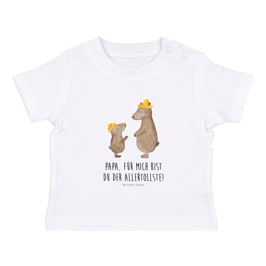 Organic Baby Shirt Bären mit Hut Baby T-Shirt, Jungen Baby T-Shirt, Mädchen Baby T-Shirt, Shirt, Familie, Vatertag, Muttertag, Bruder, Schwester, Mama, Papa, Oma, Opa, Bär, Bären, Vater, Papi, Paps, Dad, Daddy, Lieblingsmensch, Sohn, Söhne, Kind, Kinder, Vater-Sohn, Family, Vorbild