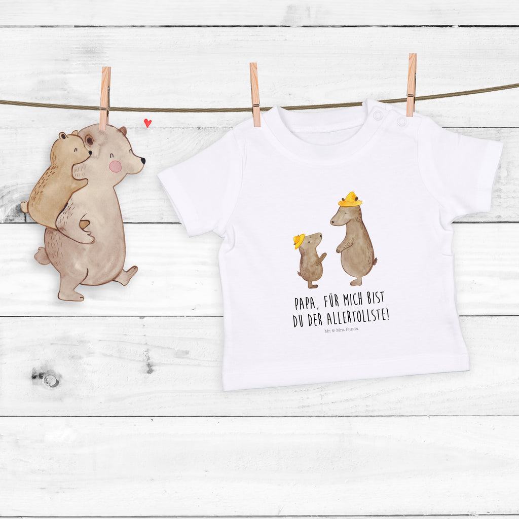 Organic Baby Shirt Bären mit Hut Baby T-Shirt, Jungen Baby T-Shirt, Mädchen Baby T-Shirt, Shirt, Familie, Vatertag, Muttertag, Bruder, Schwester, Mama, Papa, Oma, Opa, Bär, Bären, Vater, Papi, Paps, Dad, Daddy, Lieblingsmensch, Sohn, Söhne, Kind, Kinder, Vater-Sohn, Family, Vorbild
