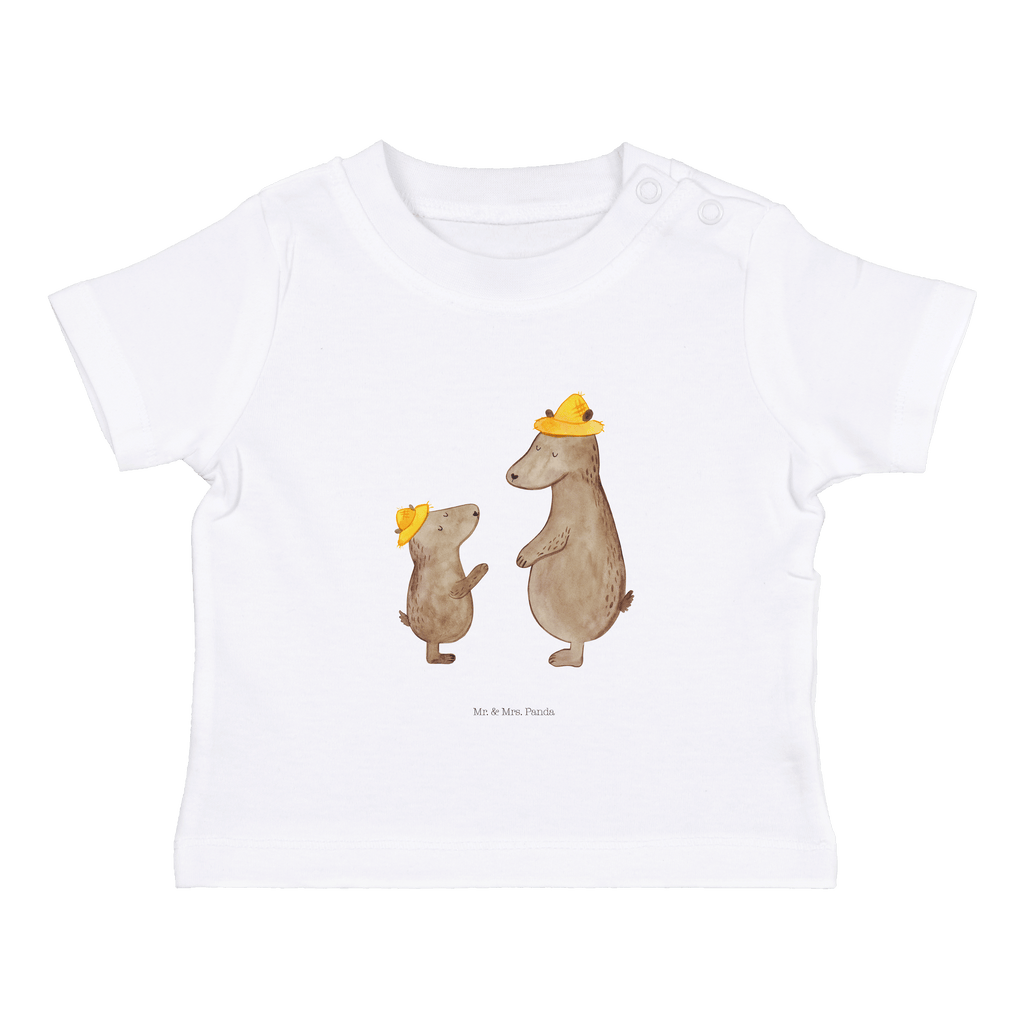 Organic Baby Shirt Bären mit Hut Baby T-Shirt, Jungen Baby T-Shirt, Mädchen Baby T-Shirt, Shirt, Familie, Vatertag, Muttertag, Bruder, Schwester, Mama, Papa, Oma, Opa, Bär, Bären, Vater, Papi, Paps, Dad, Daddy, Lieblingsmensch, Sohn, Söhne, Kind, Kinder, Vater-Sohn, Family, Vorbild