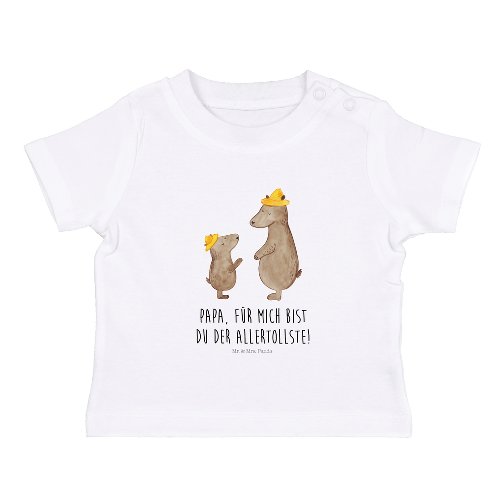 Organic Baby Shirt Bären mit Hut Baby T-Shirt, Jungen Baby T-Shirt, Mädchen Baby T-Shirt, Shirt, Familie, Vatertag, Muttertag, Bruder, Schwester, Mama, Papa, Oma, Opa, Bär, Bären, Vater, Papi, Paps, Dad, Daddy, Lieblingsmensch, Sohn, Söhne, Kind, Kinder, Vater-Sohn, Family, Vorbild