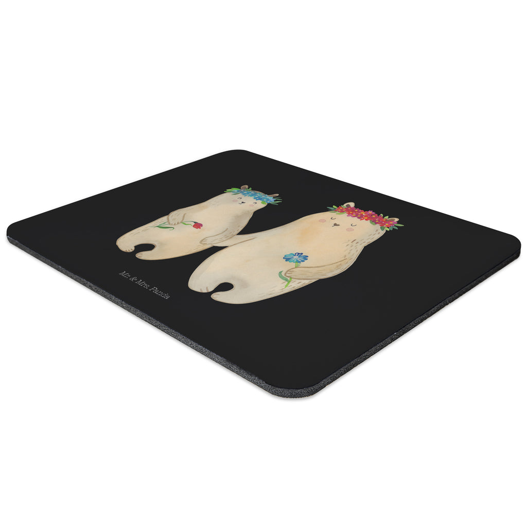 Mauspad Bären mit Blumenkranz Mousepad, Computer zubehör, Büroausstattung, PC Zubehör, Arbeitszimmer, Mauspad, Einzigartiges Mauspad, Designer Mauspad, Familie, Vatertag, Muttertag, Bruder, Schwester, Mama, Papa, Oma, Opa, Bär, Bären, Mutter, Mutti, Mami, Lieblingsmensch, Lieblingsmama, beste Mutter, weltbeste Mama, Geschenk Mama. Muttertag, Tochter, Kind, Kinder, Töchter, Family, Vorbild