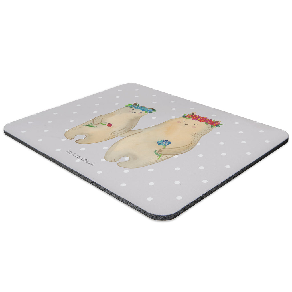 Mauspad Bären mit Blumenkranz Mousepad, Computer zubehör, Büroausstattung, PC Zubehör, Arbeitszimmer, Mauspad, Einzigartiges Mauspad, Designer Mauspad, Familie, Vatertag, Muttertag, Bruder, Schwester, Mama, Papa, Oma, Opa, Bär, Bären, Mutter, Mutti, Mami, Lieblingsmensch, Lieblingsmama, beste Mutter, weltbeste Mama, Geschenk Mama. Muttertag, Tochter, Kind, Kinder, Töchter, Family, Vorbild