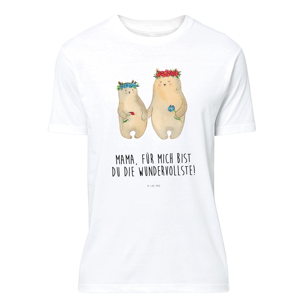 Größe S T-Shirt Bären mit Blumenkranz T-Shirt, Shirt, Tshirt, Lustiges T-Shirt, T-Shirt mit Spruch, Party, Junggesellenabschied, Jubiläum, Geburstag, Herrn, Damen, Männer, Frauen, Schlafshirt, Nachthemd, Sprüche, Familie, Vatertag, Muttertag, Bruder, Schwester, Mama, Papa, Oma, Opa, Bär, Bären, Mutter, Mutti, Mami, Lieblingsmensch, Lieblingsmama, beste Mutter, weltbeste Mama, Geschenk Mama. Muttertag, Tochter, Kind, Kinder, Töchter, Family, Vorbild